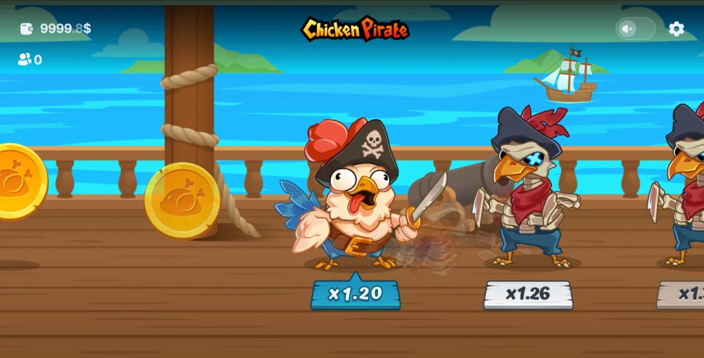 Chicken Pirate Game