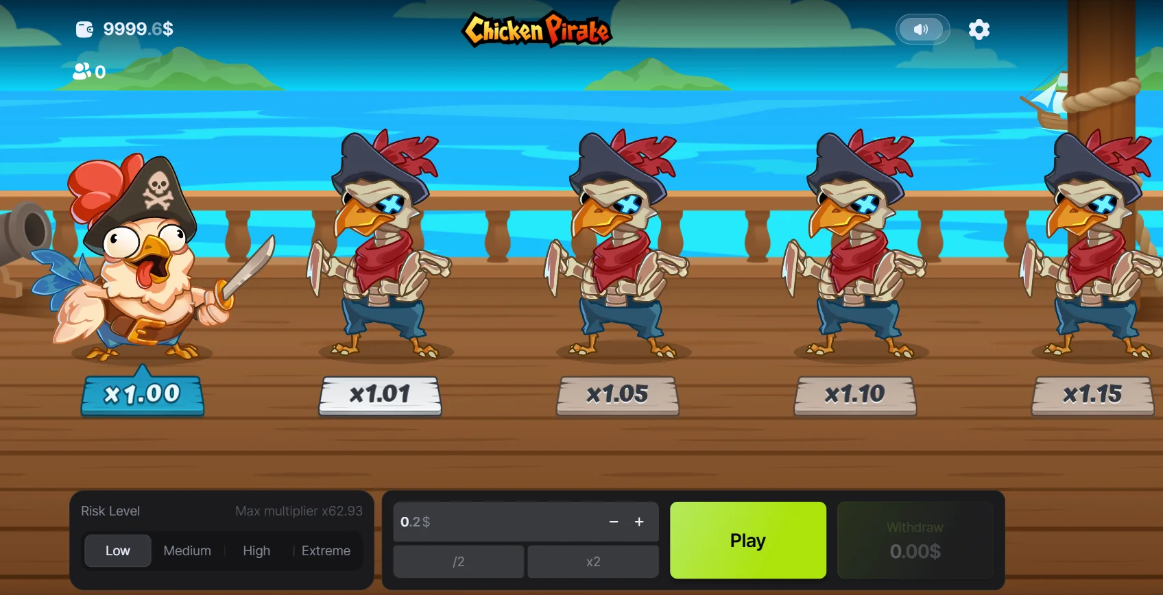 Chicken Pirate Game Casino
