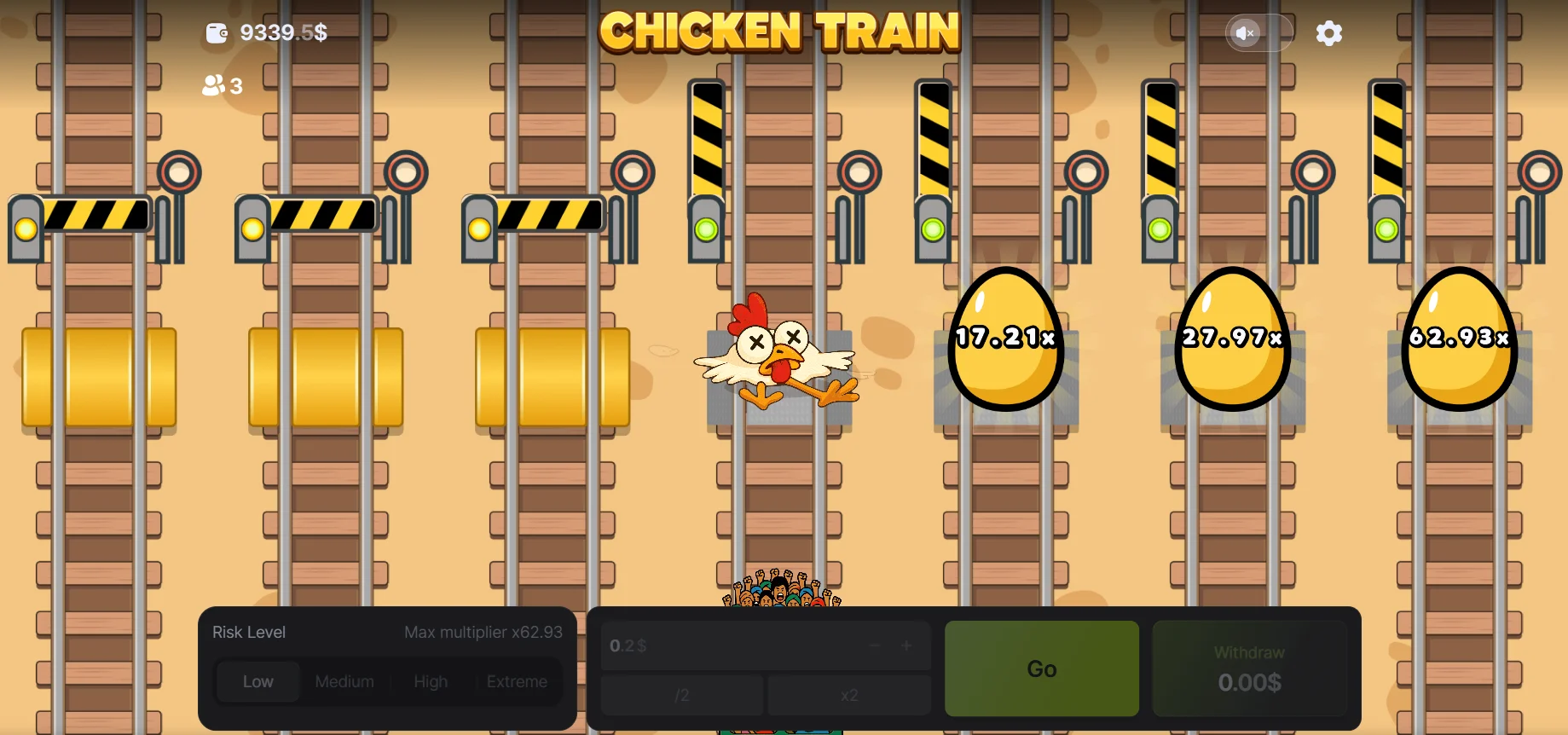 Chicken Train Game