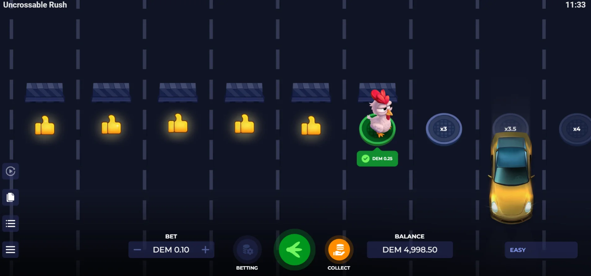 Uncrossable Rush Casino